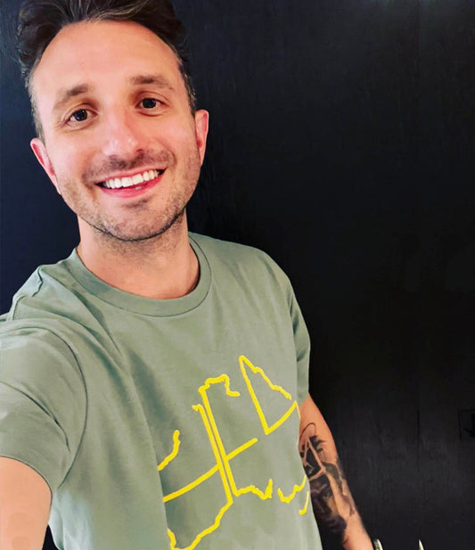 YES T-Shirt - Dusty Green