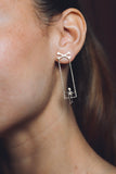 Bad Bones Betty Earrings - Gold