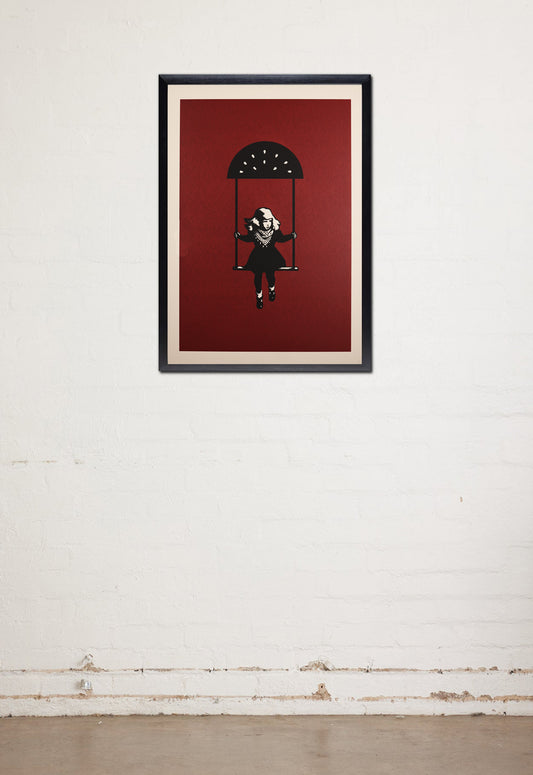Amina in the Air Screen Print (Limited Edition)