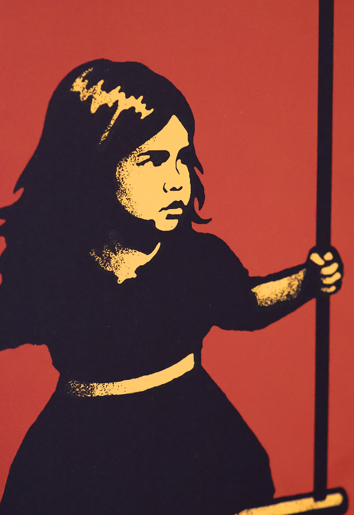 Ruby Over Red Earth Screen Print