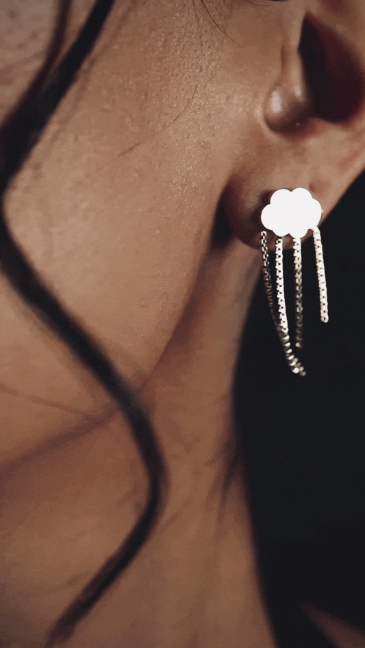 Rain Days Earrings - Silver