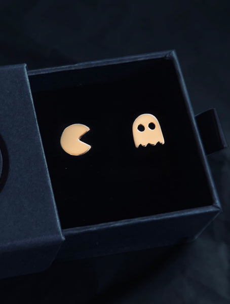 Chompy and Señor Boo Studs - Gold