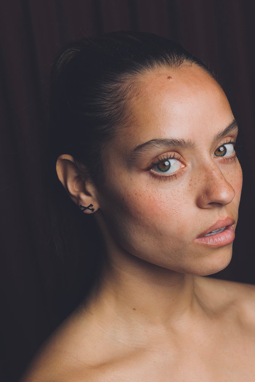 Bad Bones Studs - Silver