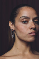 Bad Bones Betty Earrings - Silver