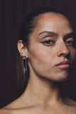 Bad Bones Betty Earrings - Silver
