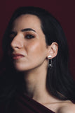 Amina in the Air Earrings - Silver