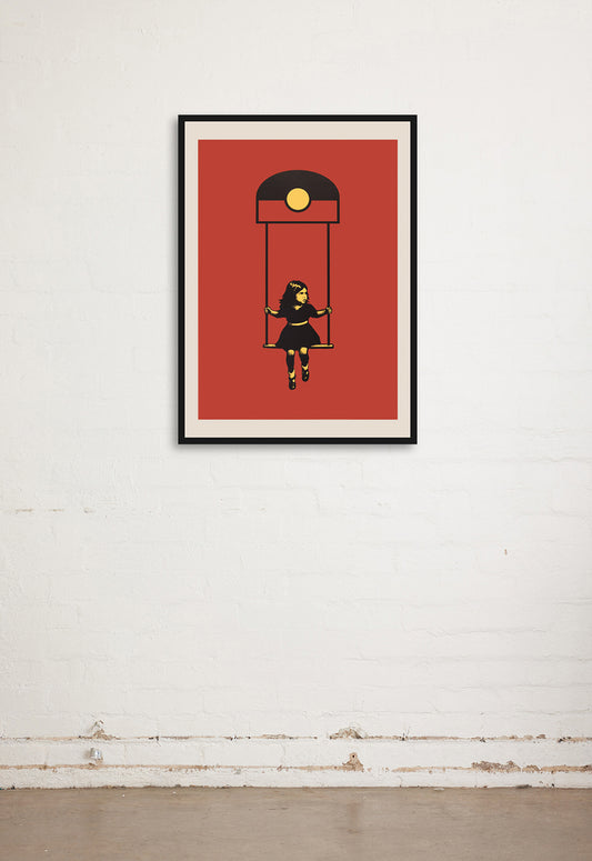 Ruby Over Red Earth Screen Print (Special Edition)