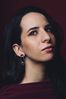 Amina in the Air Earrings - Silver