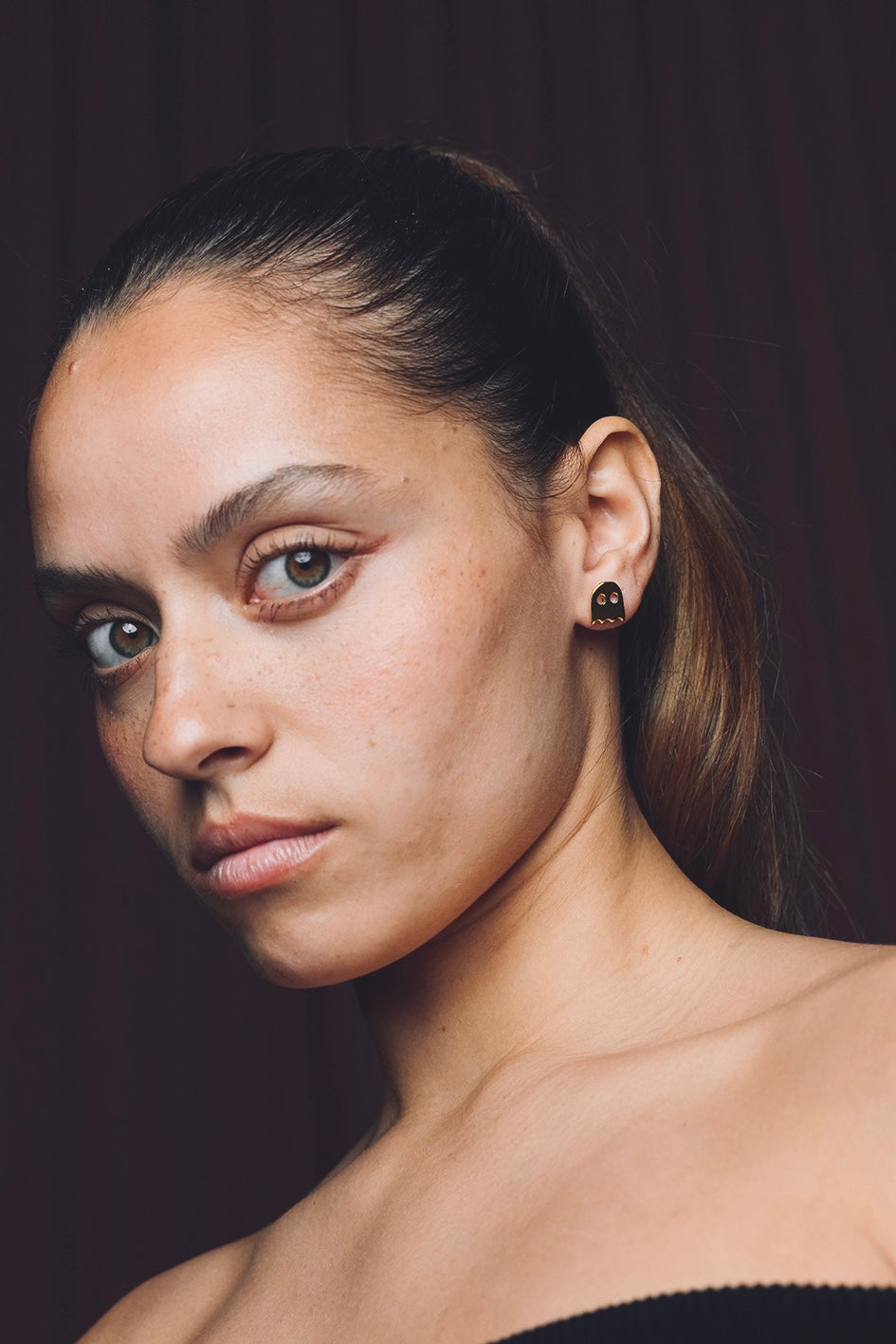 Chompy and Señor Boo Studs - Gold