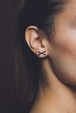 Bad Bones Studs - Gold