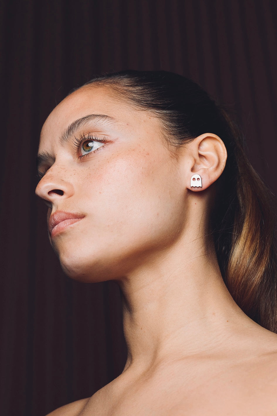 Chompy and Señor Boo Studs - Silver