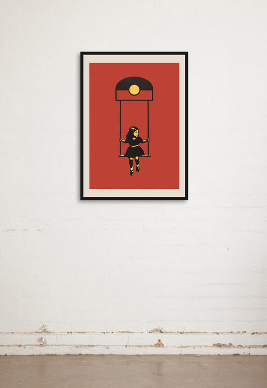 Ruby Over Red Earth Screen Print