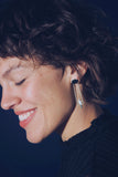 Ivy and Archie in the Clouds Earrings - Silver