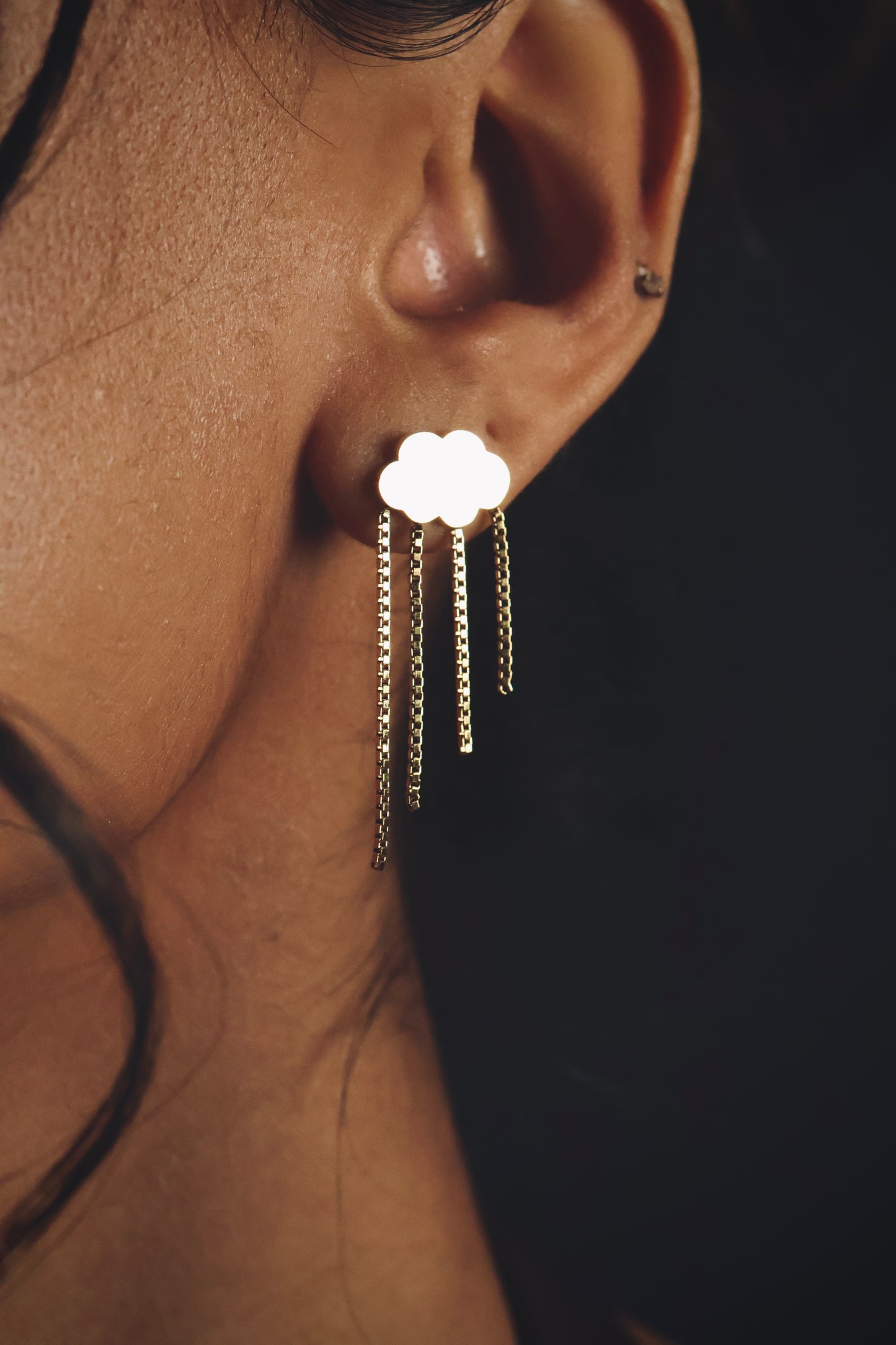Rainy Days Earrings - Gold
