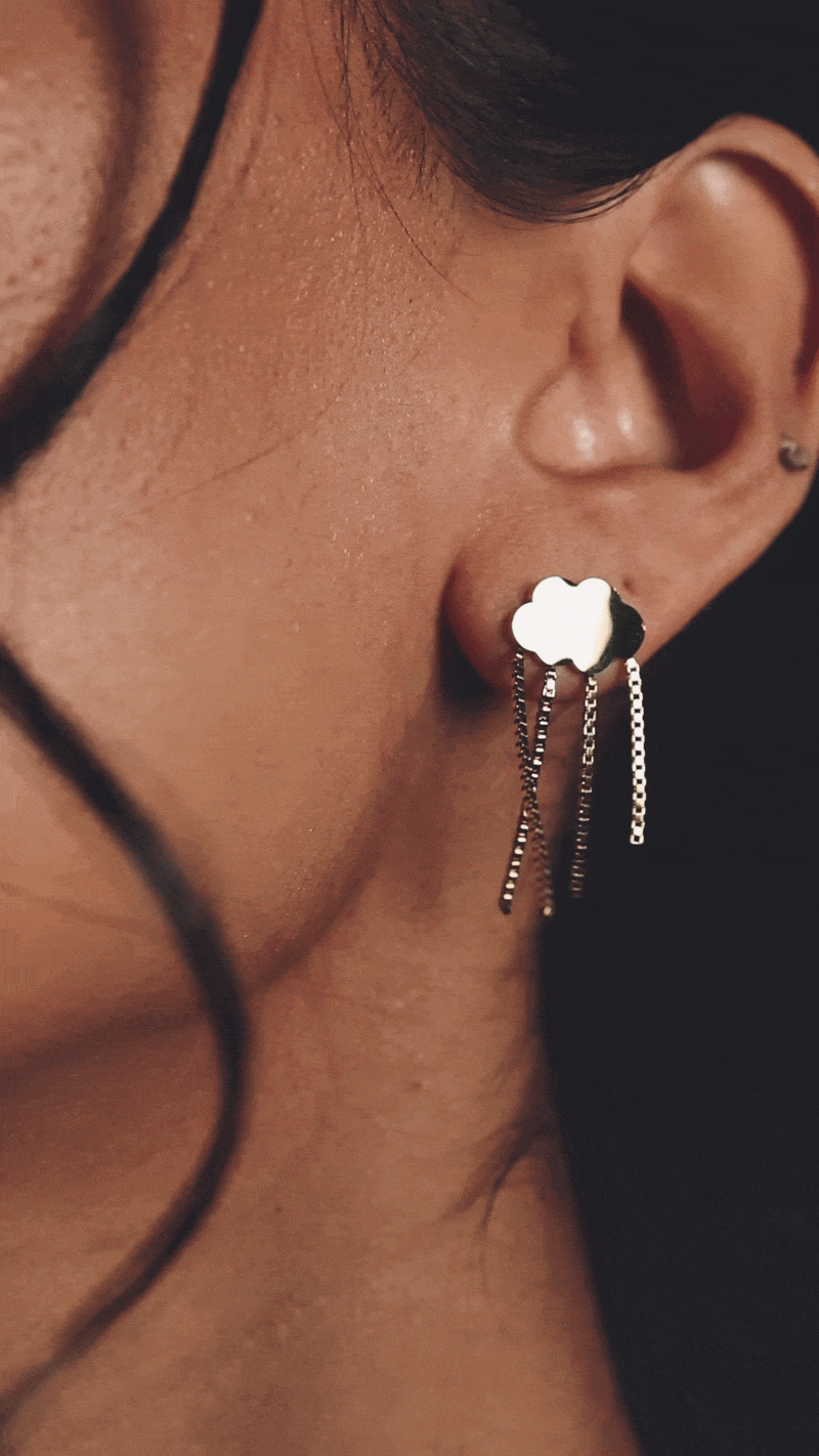 Rainy Days Earrings - Gold