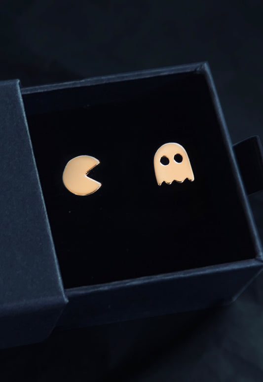 Chompy and Señor Boo Studs - Gold