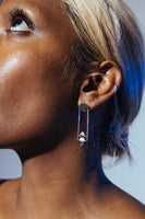 Ivy in the Clouds Earrings - Silver