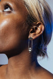 Ivy in the Clouds Earrings - Silver