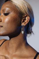 Ivy in the Clouds Earrings - Silver